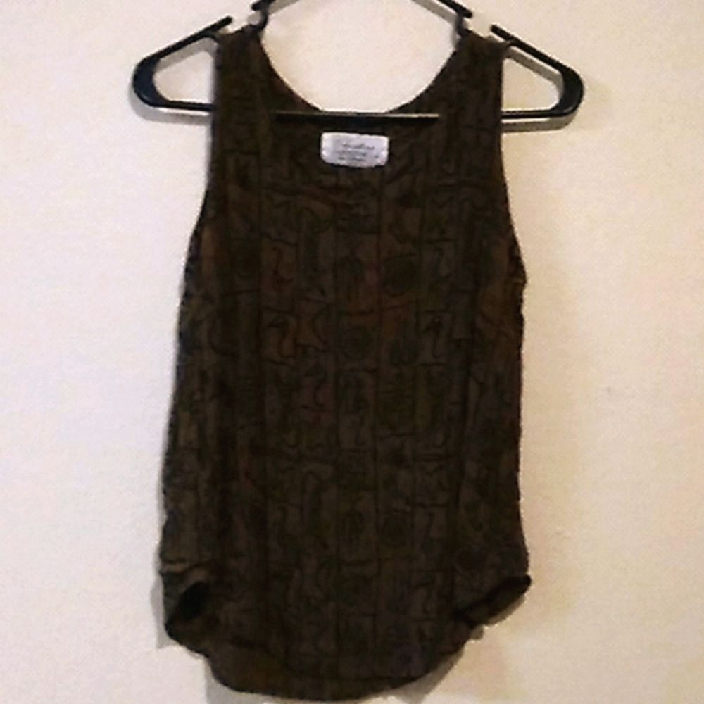 Christina Fairbanks Loose Hieroglyph Tank